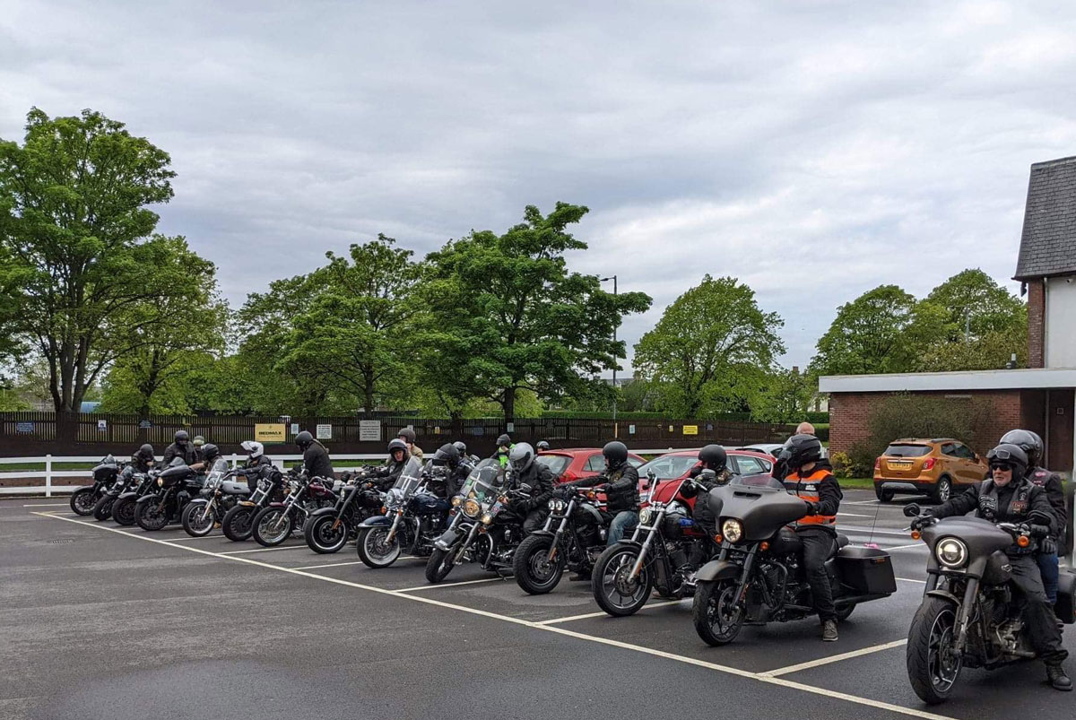 Chapter bikes at the hotel