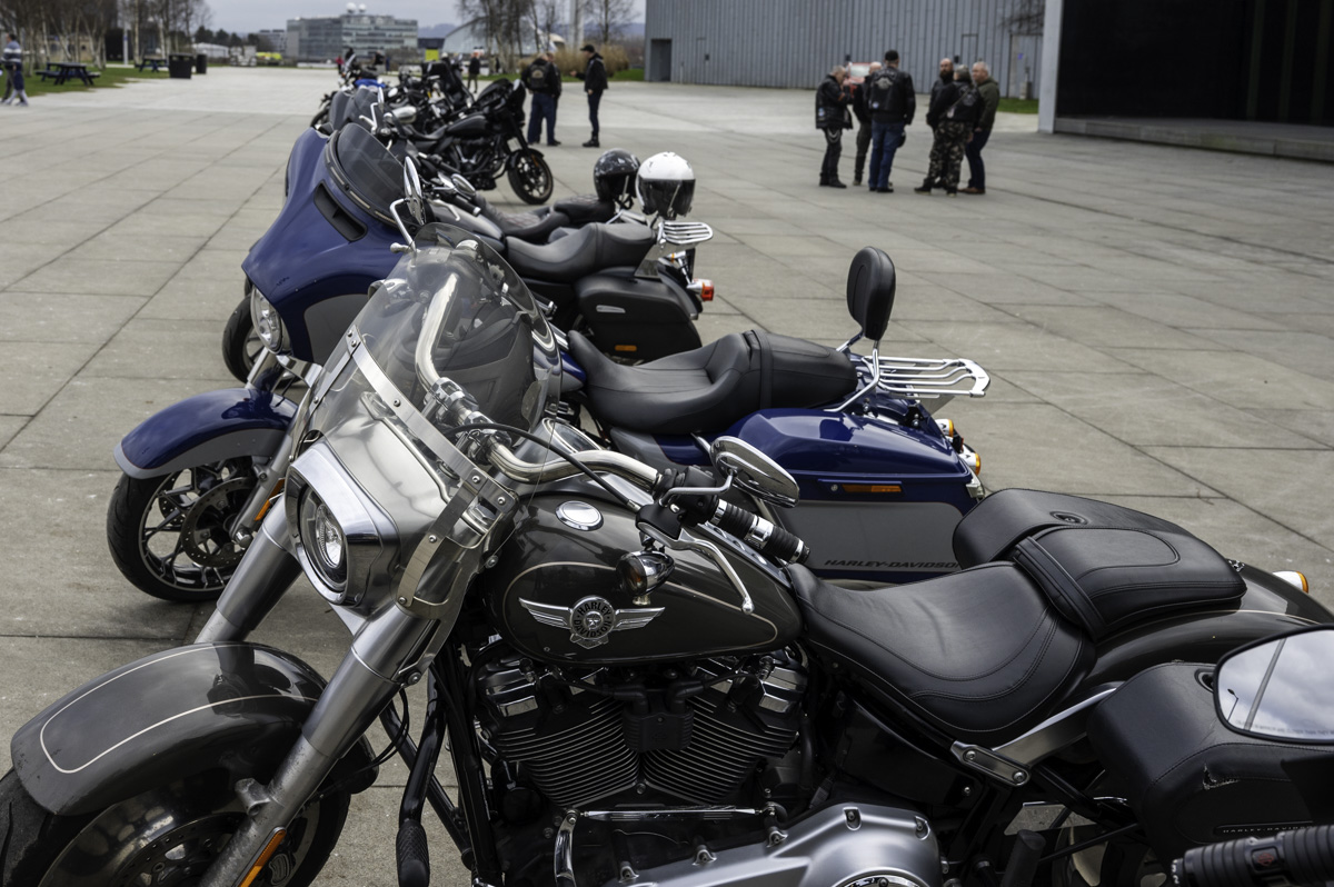 bikes at Riverside museum